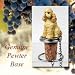 Poodle Sportcut Dog Wine Bottle Stopper - Apricot