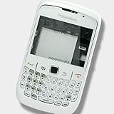 Blackberry Curve 8520 OEM White Full Housing+Trackpad++Keypad/Keyboard/Key+ ....