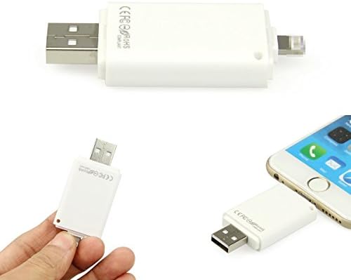 NEW i-FlashDrive USB Flash Drive Memory Stick for iPhone 6 6Plus 5S 5C iPad mini iPad air iPod Touch by Cooper GTV(TM) (8G)