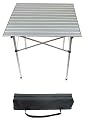 Aluminium Alu Campingtisch Rolltisch 70x70cm