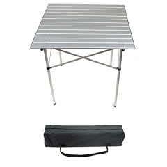 Aluminium Alu Campingtisch Rolltisch 70x70cm