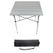 Aluminium Alu Campingtisch Rolltisch 70x70cm
