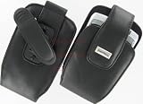 OEM Original RIM BalckBerry Storm 9530 Black Leather Carrying Case Pouch Holster with Swivel Belt Clip Magnetic Enclosure no Snap