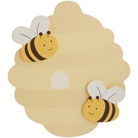 Kids Line Cute as Can Bee Wall Art 3D, Yellow