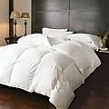 InnaLiving - Luxury White Goose Feather & Down Duvet Quilt - 13.5 Tog Double Size - 100% Cotton Anti Dust Mite & Down Proof Fabric