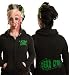 Kreepsville DEAD GIRL Women's Hoodie Black Coffin Skull