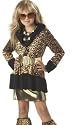 Kids Costume Girls Glam Childrens Hollywood Star Model Runway Diva Hannah Montana Style Party Outfit