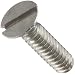 303 Stainless Steel Machine Screw, Plain Finish, Flat Head, Slotted Drive, Flat Point, Meets ASME B18.6.3, 0.125" Length, #00-90 Threads, Made in US (Pack of 25)