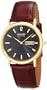 Citizen Men's BM8242-08E Eco-Drive Gold-Tone Leather Watch