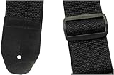Johnson 2'' Webbed Nylon Value Strap for Electric Guitar - Black