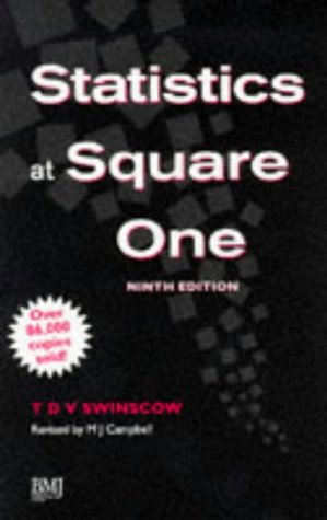 Statistics at Square One 9th Edn (Product Code #340305240))