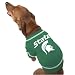 Michigan State Spartans Green Collegiate Dog T-shirt