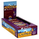 Luna Whole Nutrition Bar for Women, Berry Almond 15 - 1.69 oz (48 g) bars [25.4 oz (720 g)]