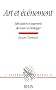 Art et �v�nement : Sp�culation et jugement des Grecs � Heidegger