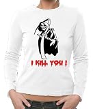 Sensemann - I kill you ! Girlie T-shirt à manches longues T-Shirt XS-XL div. Couleurs