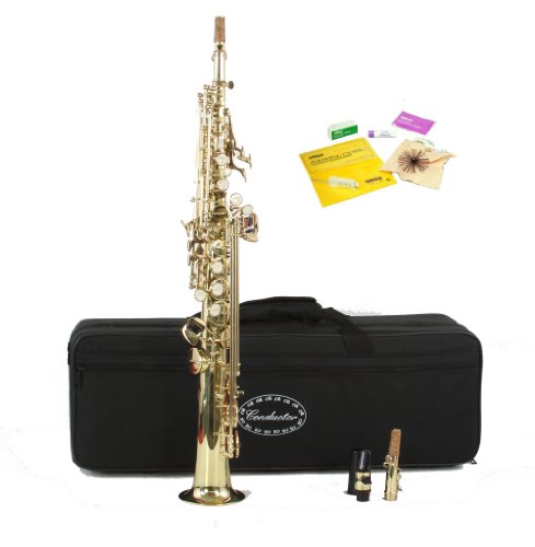 Conductor Model 400 Soprano Saxophone w/ Accessories, 1 Year Warranty and Yamaha Care Kit