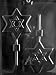 LARGE STAR OF DAVID POP Religious Candy Mold Chocolate