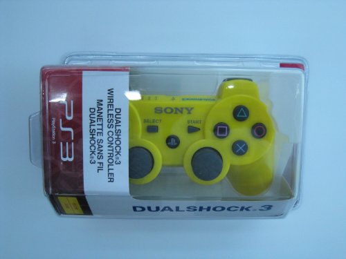 Playstation 3 PS3 Dualshock 3 Wireless Controller- Lemon Yellow