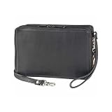 Derek Alexander Leather EW Organizer Clutch w/ Detachable Strap