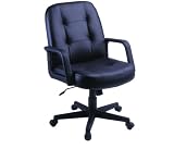 OFM 505-L-NAVY LEATHER Executive/Conference Chair - Low-Back, Leather - Navy