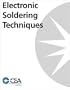 Electronic Soldering Techniques [VHS]