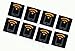8 Black NFC Stickers NTAG213 by Tagstand - Fully programmable, and works with Android, Samsung Galaxy S5, S4, S3, Nexus 5, HTC, and All Other NFC Enabled Devices