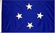 Micronesia National Country Flag - 3 foot by 5 foot Polyester (New)
