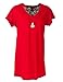 Rene Rofe Embroidered Design V-Neck Night Shirt