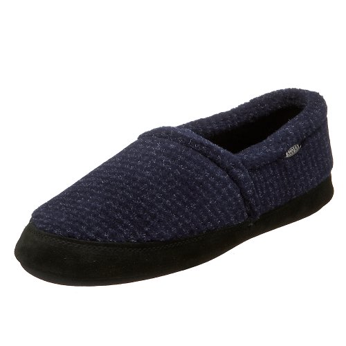 ACORN Men's Textured Moc Slipper