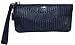 Coach Madison Gatherered Leather Zip Clutch Wristlet Bag 45929 Midnight Blue