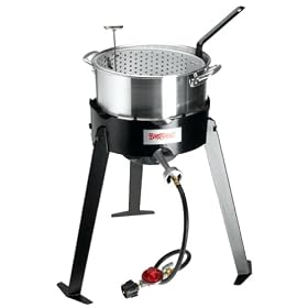 Bayou Classic 2212 Aluminum Outdoor Fish Cooker Set by 