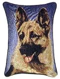 German Shepherd Dogs Tapestry Couch Pillow