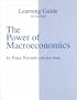 The Power of Macroeconomics: Learning Guide