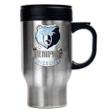 Memphis Grizzlies NBA Stainless Steel Travel Mug - Primary Logo