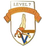 Women's Level 7 Gymnastics Pin.