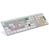 LogicKeyboard Apple Final Cut Studio 2 Color, Full Size Ultra-thin Aluminum Enclosure Keyboard - Wired USB, Molded Keys