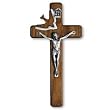 Confirmation Crucifix with Holy Spirit - Wood - Height: 8" - IMPORTED FROM ITALY