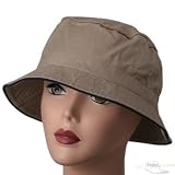 Youth Purse Bucket Hats-Khaki Navy