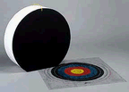 36 Replacement Hang-On Face for Free Standing Archery Target Mat - Set of 4