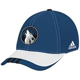 adidas Minnesota Timberwolves Royal Blue 2008 NBA Draft Day 1-Fit Flex Fit Hat