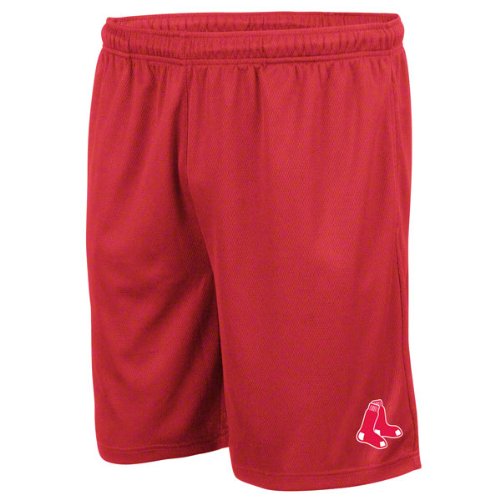 Boston Red Sox Crossbar Synthetic Short By Majestic Athletic Xx Large