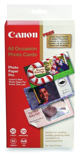 Office Product: Canon All Occasion Photo Cards 4inx 8in