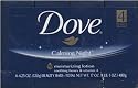 Dove Bar Soap- Regenerating Calming Night 1/4 Moisturizing Lotion (Pack of 4 Soap Bars)