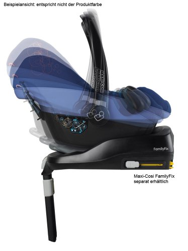 Imagen 10 de Maxi-Cosi 63005941 Family Fix Pebble - Silla de coche (grupo 0+, hasta 13 kg, de 0 a 12 meses aprox.), color negro