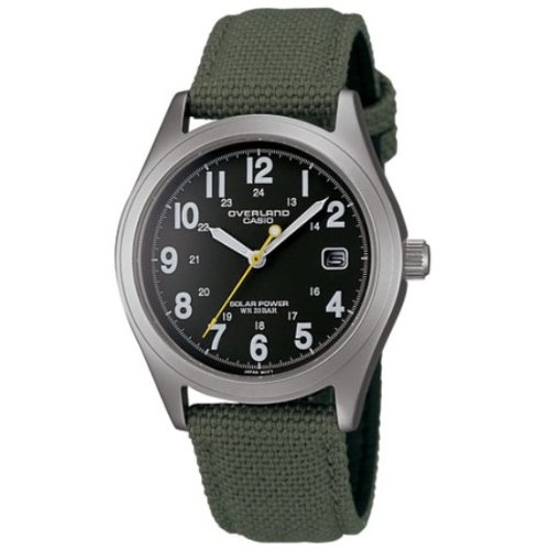 CASIO OVERLAND ソーラー時計 OV-100B-3AJF アウトドアウォッチ