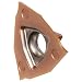 Sandvik Coromant CoroCut 3 Carbide Parting Insert, GC1125 Grade, Multi-Layer Coating, CS Chipbreaker, 3 Cutting Edges, R123U3-0100-1500-CS, 0" Corner Radius, U Insert Seat Size (Pack of 10)