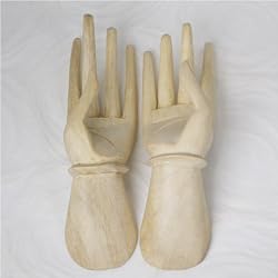 Pair of Buddha Hands Business Card Holder