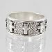 Wide Sterling Silver Cross Ring, #2595-8