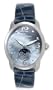 Girard Perregaux Cats Eye Women's Blue Leather Strap Blue Mother-of-Pearl Diamond Dial 18K White Gold Automatic Moon Phase Watch 80490-53-261-CK4A