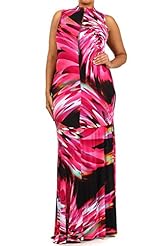 Sleeveless Tank Polyester/Spandex Mermaid Maxi Dress 